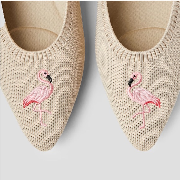 Vivaia Aria 5 Pointed-Toe Ballet Flats Flamingo - Picture 2 of 14
